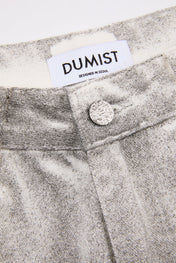 Abstract Cargo Washed Grey Wide Pants
