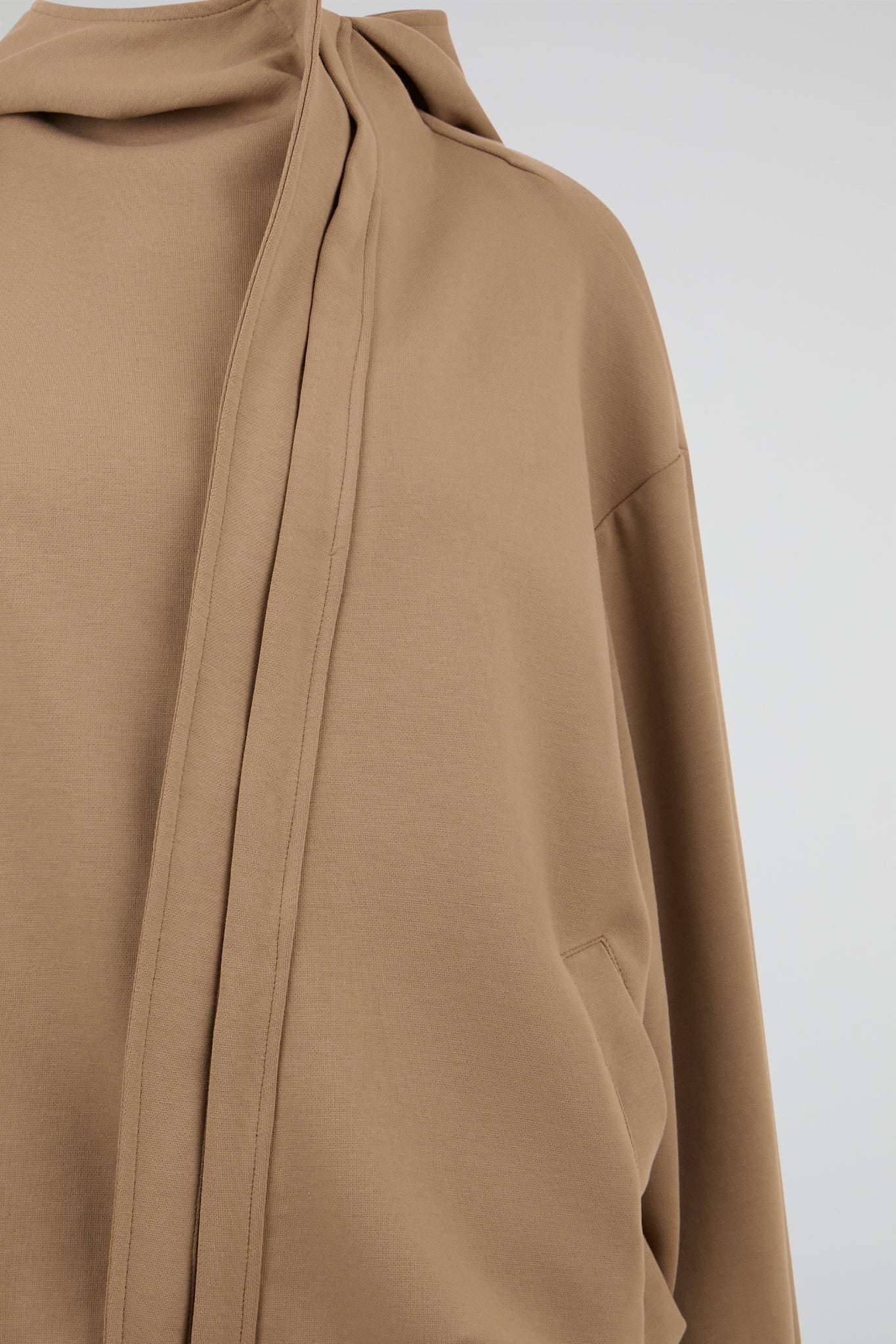 Draped Hoodie & Flare Pant Set