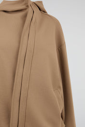 Draped Hoodie & Flare Pant Set