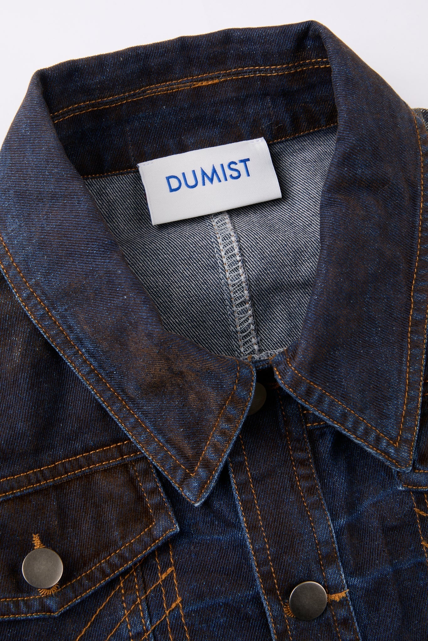 Burnished Indigo Cropped Denim Jacket