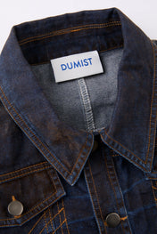 Burnished Indigo Cropped Denim Jacket