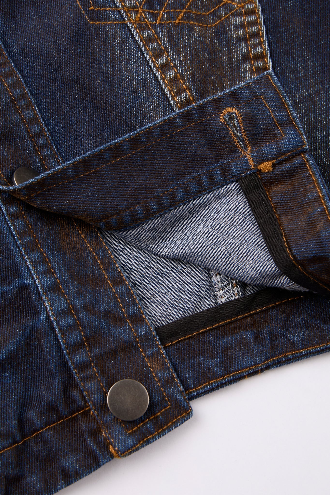 Burnished Indigo Cropped Denim Jacket