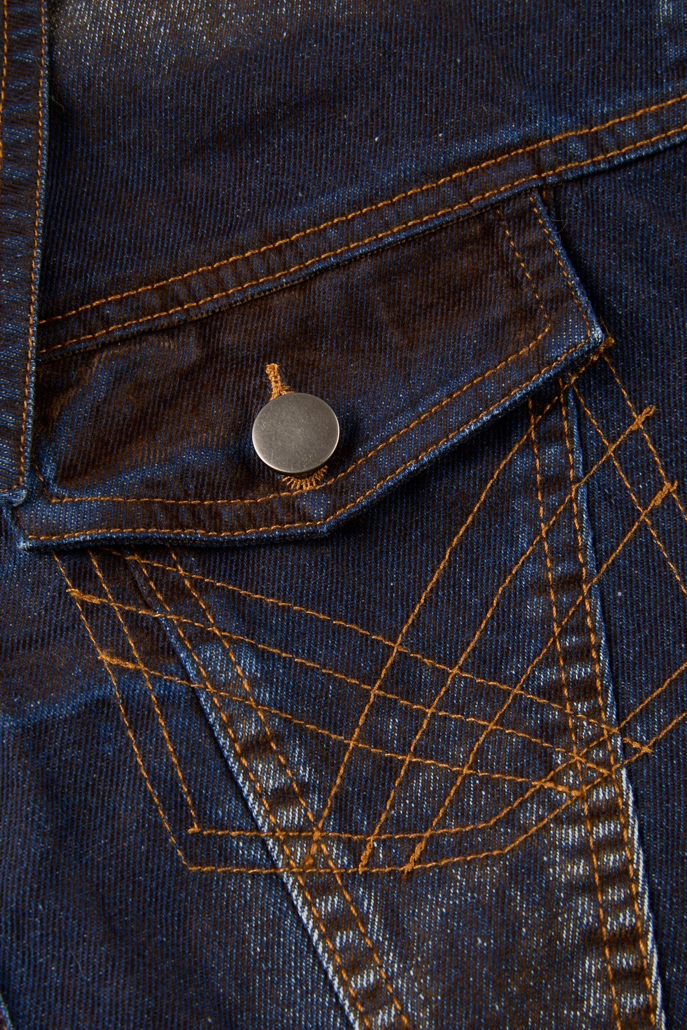 Burnished Indigo Cropped Denim Jacket
