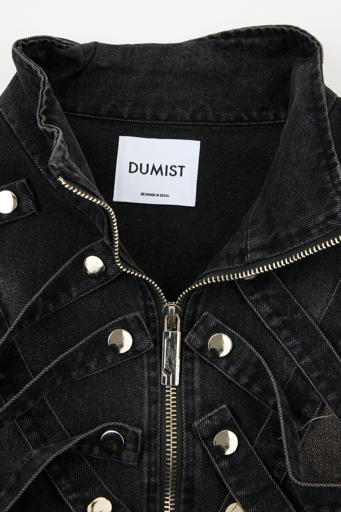 Panelled Denim Zip Jacket