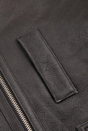 Reversible Shearling Zip Jacket