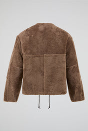 Reversible Shearling Zip Jacket