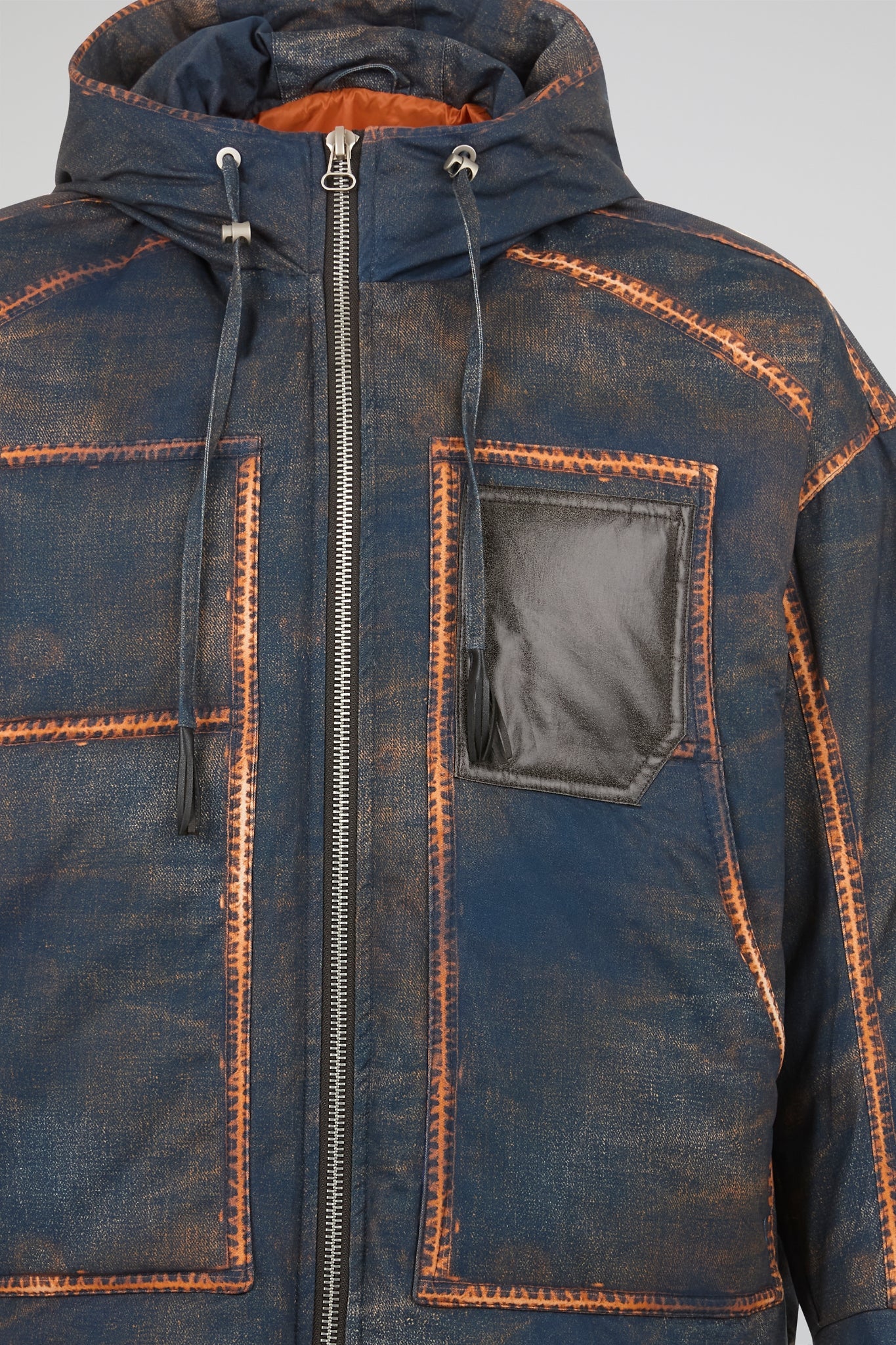Dumist Hooded Denim Work Jacket