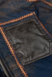 Dumist Hooded Denim Work Jacket