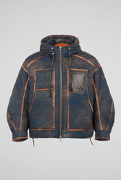 Dumist Hooded Denim Work Jacket