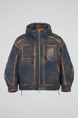 Dumist Hooded Denim Work Jacket