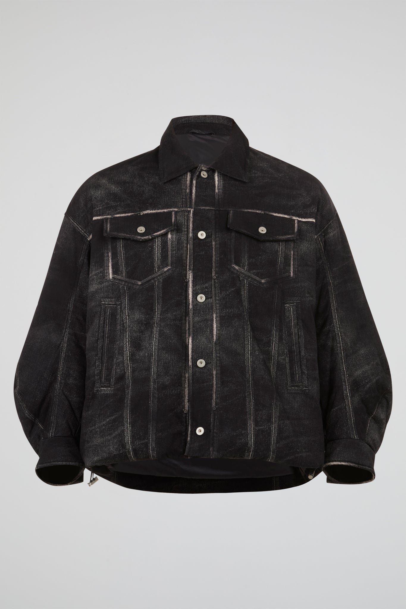 Dumist Distressed Denim Trucker Jacket