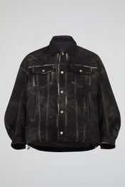 Dumist Distressed Denim Trucker Jacket