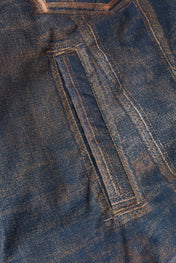 Dumist Distressed Denim Trucker Jacket