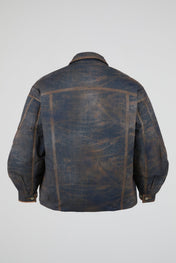 Dumist Distressed Denim Trucker Jacket