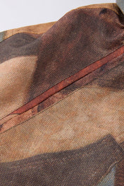 Dumist Abstract Print Hooded Jacket
