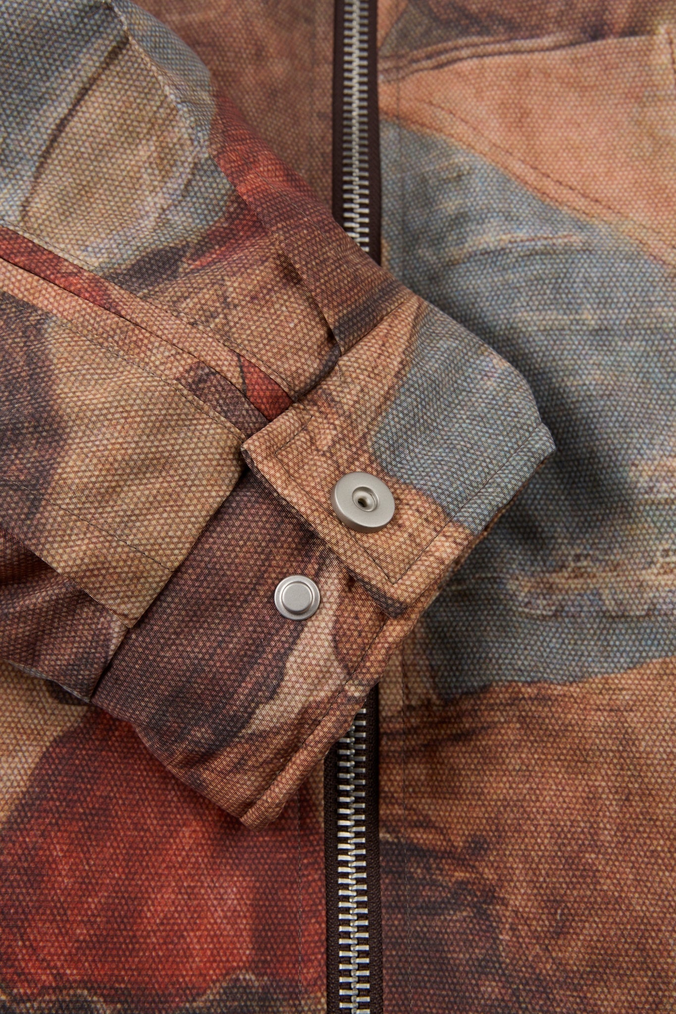 Dumist Abstract Print Hooded Jacket