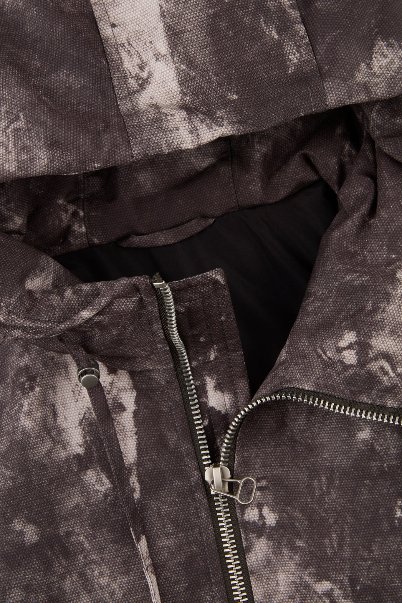 Dumist Abstract Print Hooded Jacket