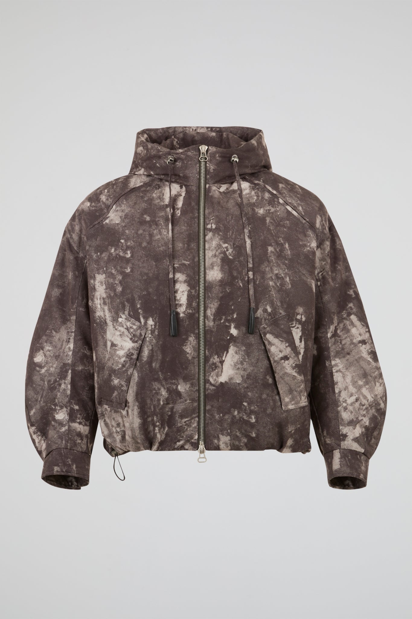 Dumist Abstract Print Hooded Jacket