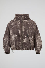 Dumist Abstract Print Hooded Jacket