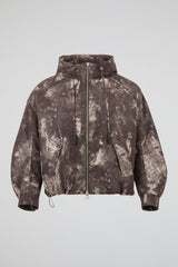 Dumist Abstract Print Hooded Jacket