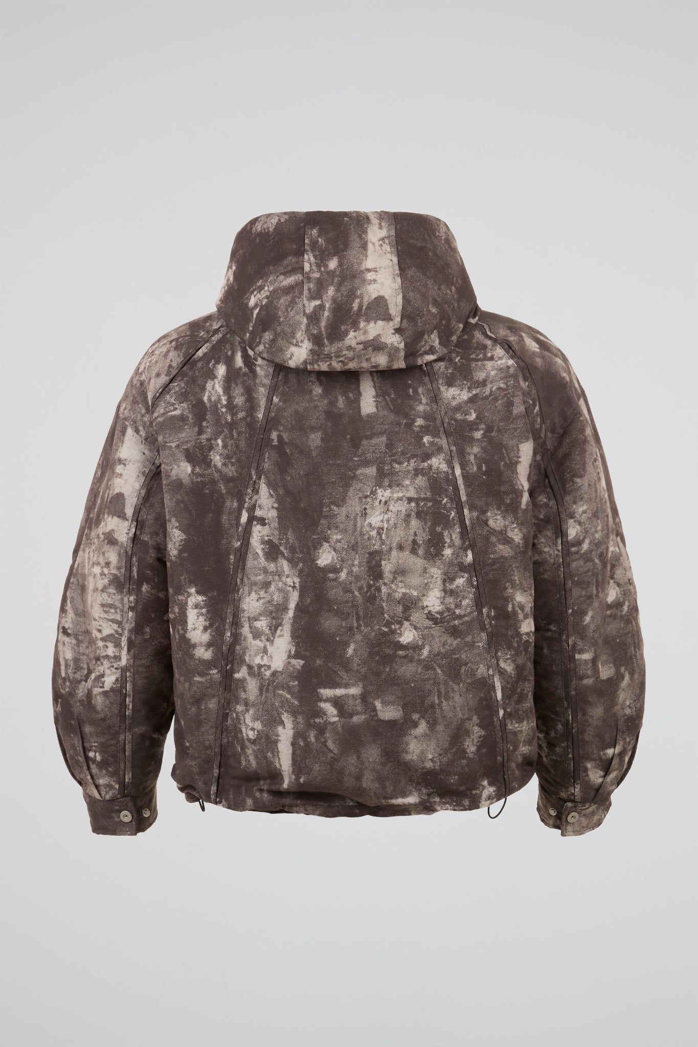 Dumist Abstract Print Hooded Jacket