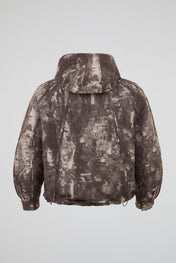 Dumist Abstract Print Hooded Jacket