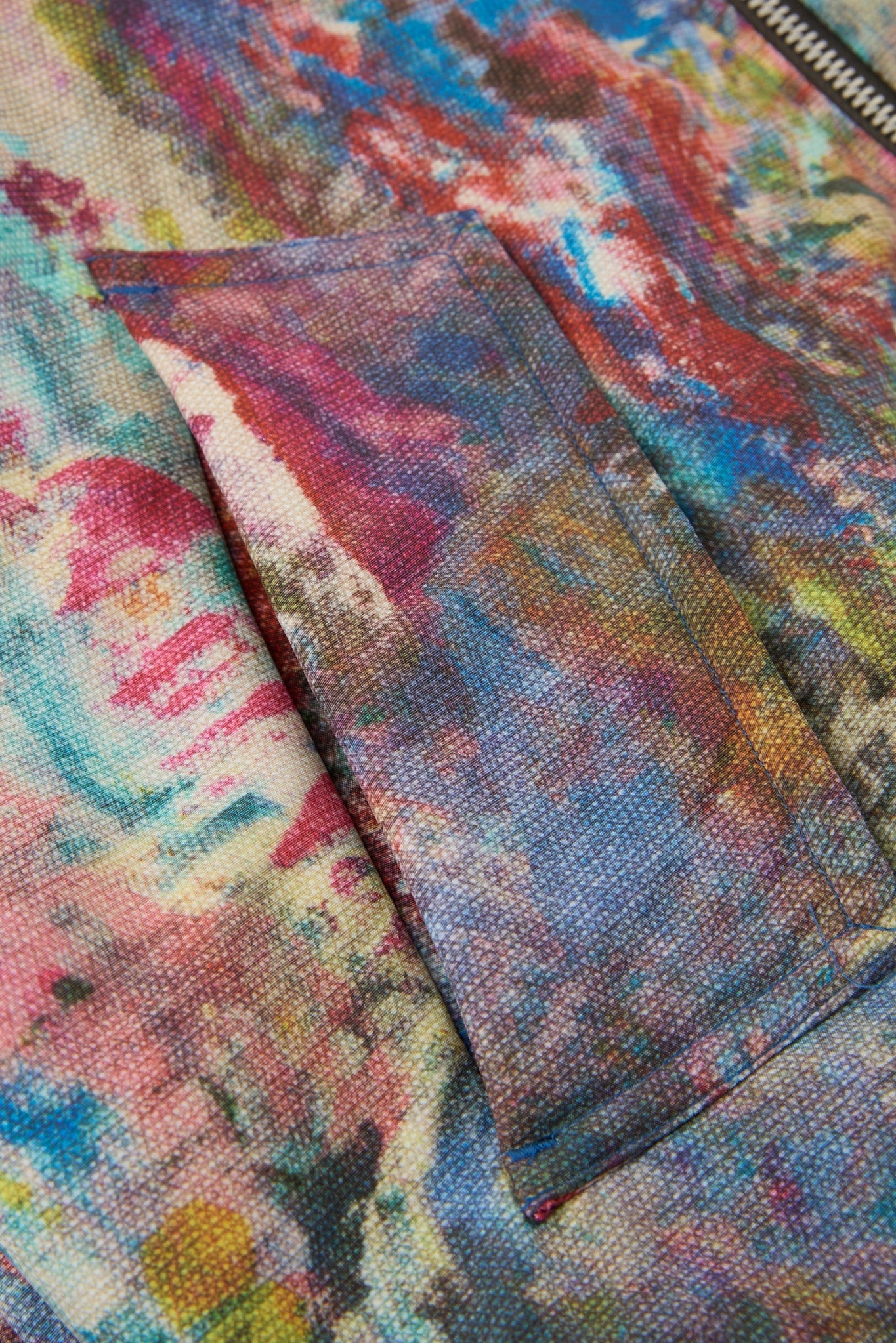 Dumist Abstract Print Hooded Jacket
