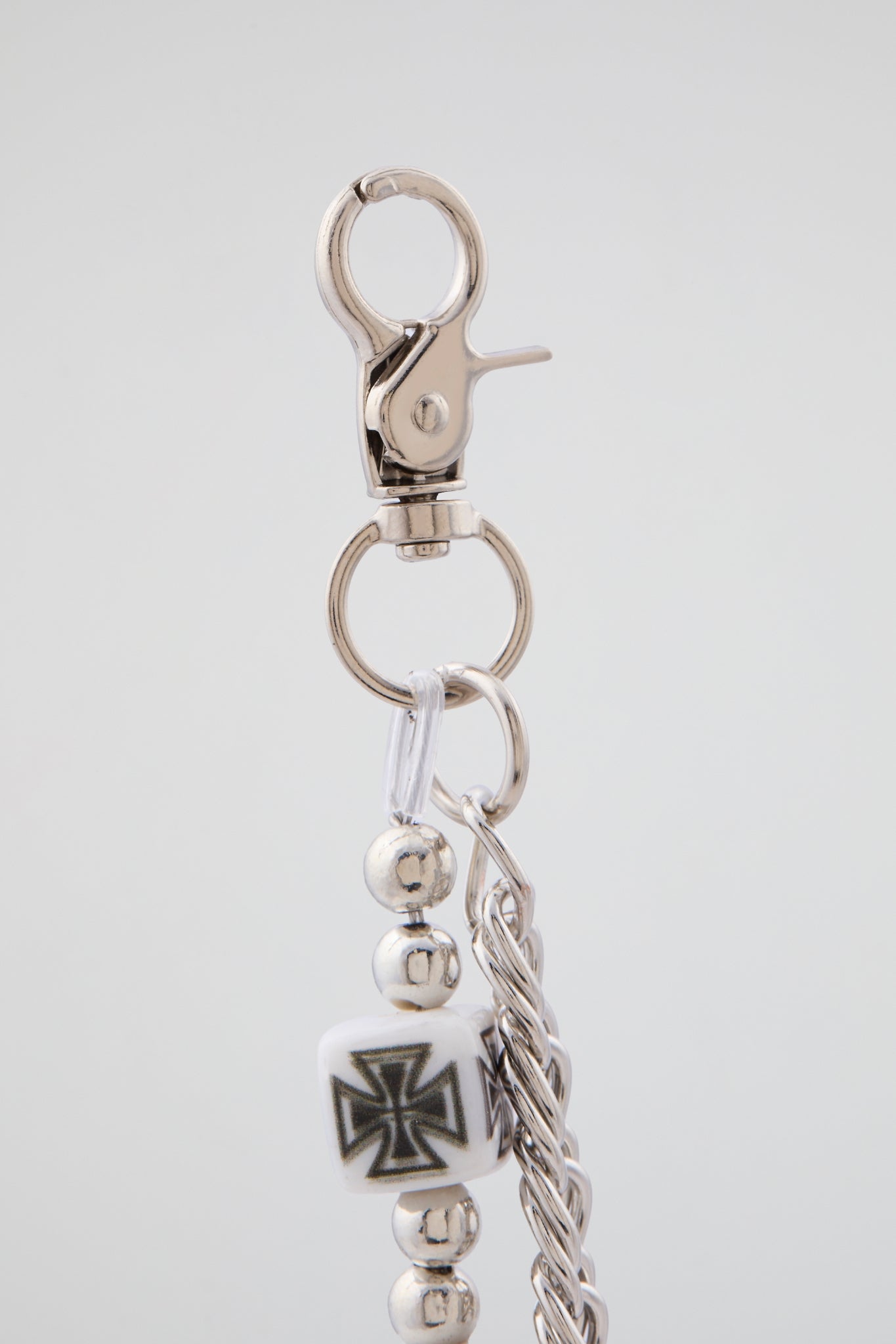 Cross Bead Wallet Chain