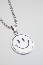 Smiley Pendant Chain Necklace