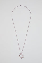 Geometric Frame Pendant Necklace