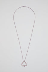 Geometric Frame Pendant Necklace