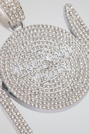 Iced Everybody Eats Plate Pendant