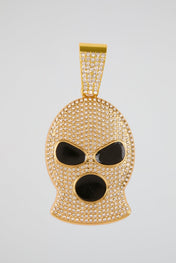 Iced Ski Mask Pendant