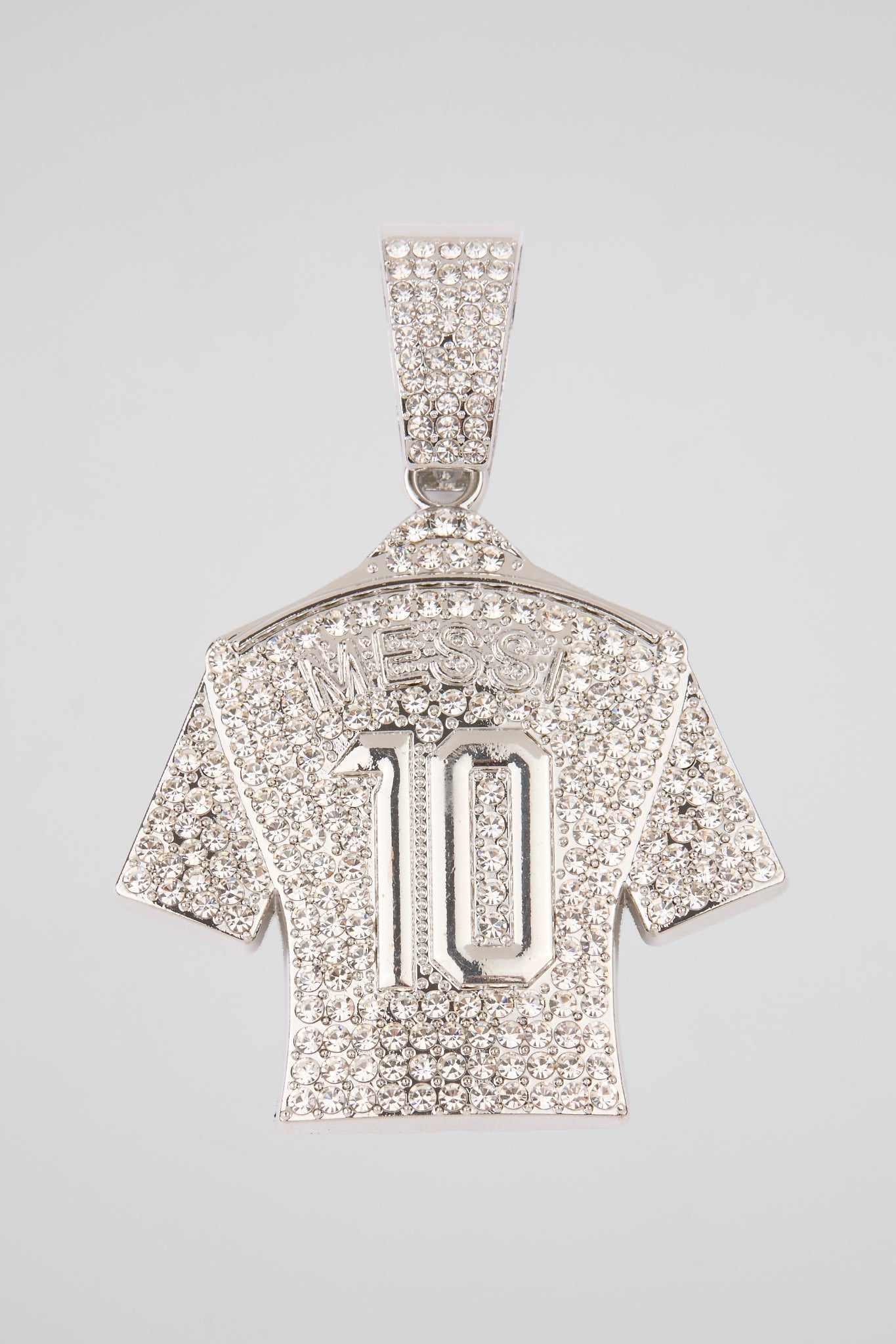 Iced Number 10 Jersey Pendant
