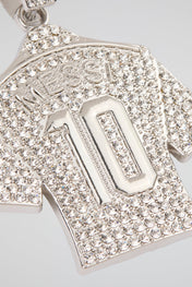 Iced Number 10 Jersey Pendant