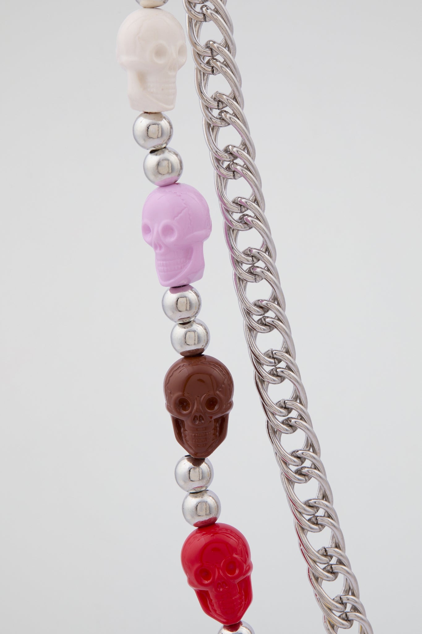 Skull Bead Wallet Chain