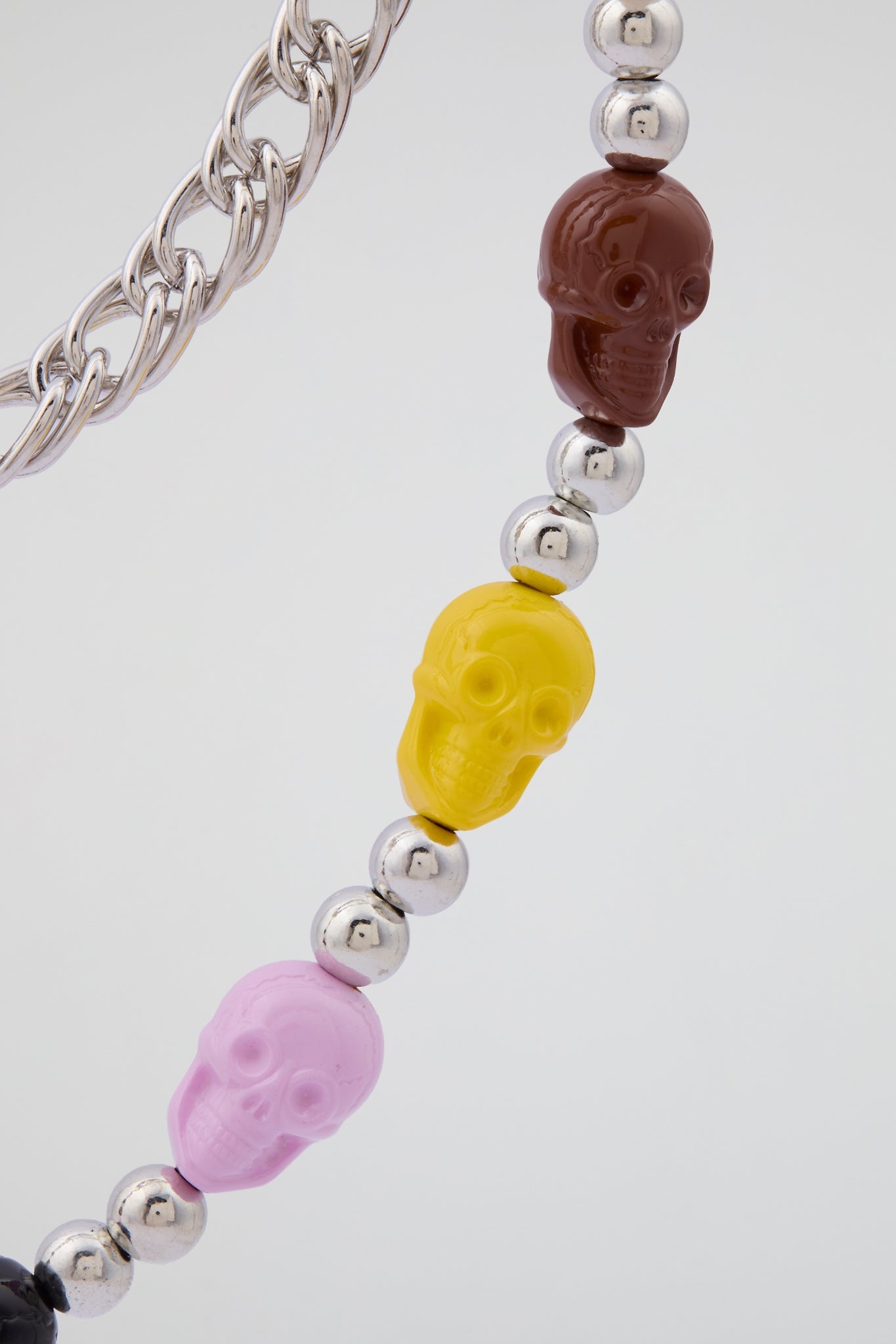 Skull Bead Wallet Chain