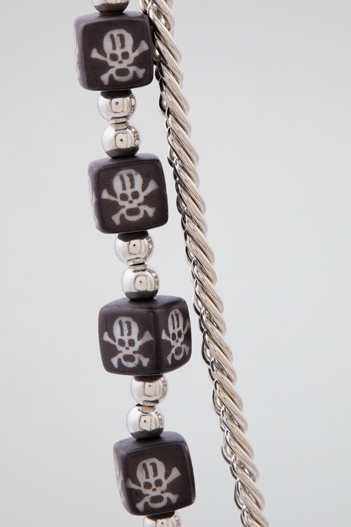 Skull Dice Chain Wallet Accessory
