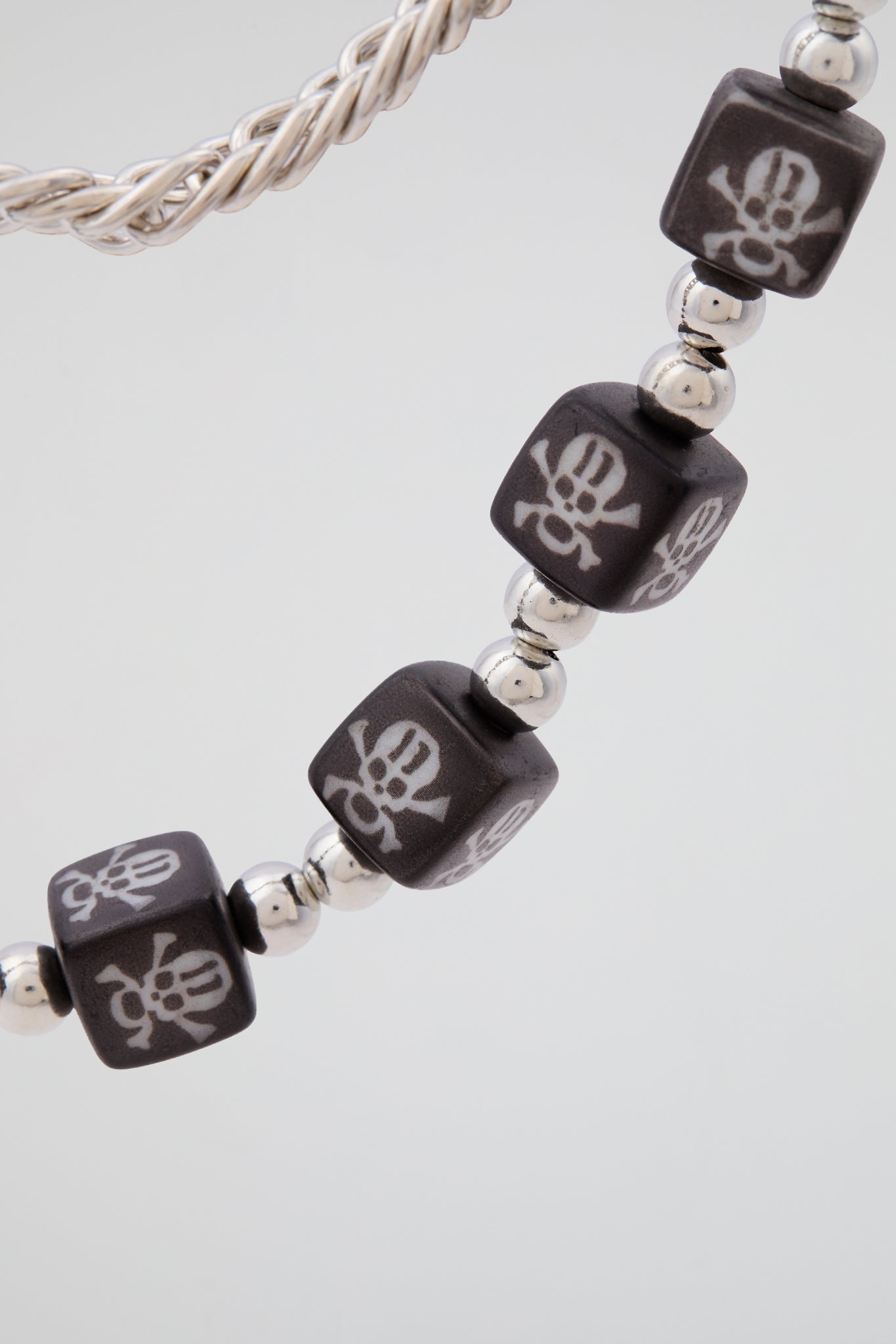 Skull Dice Chain Wallet Accessory