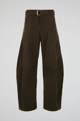 Structured Belted Volume Pants
