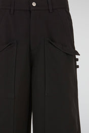 Structured Utility Wide Trousers
