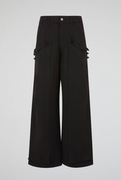 Structured Utility Wide Trousers