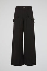 Structured Utility Wide Trousers