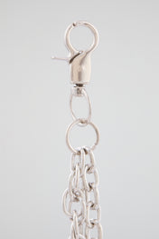 Triple Cross Silver Wallet Chain