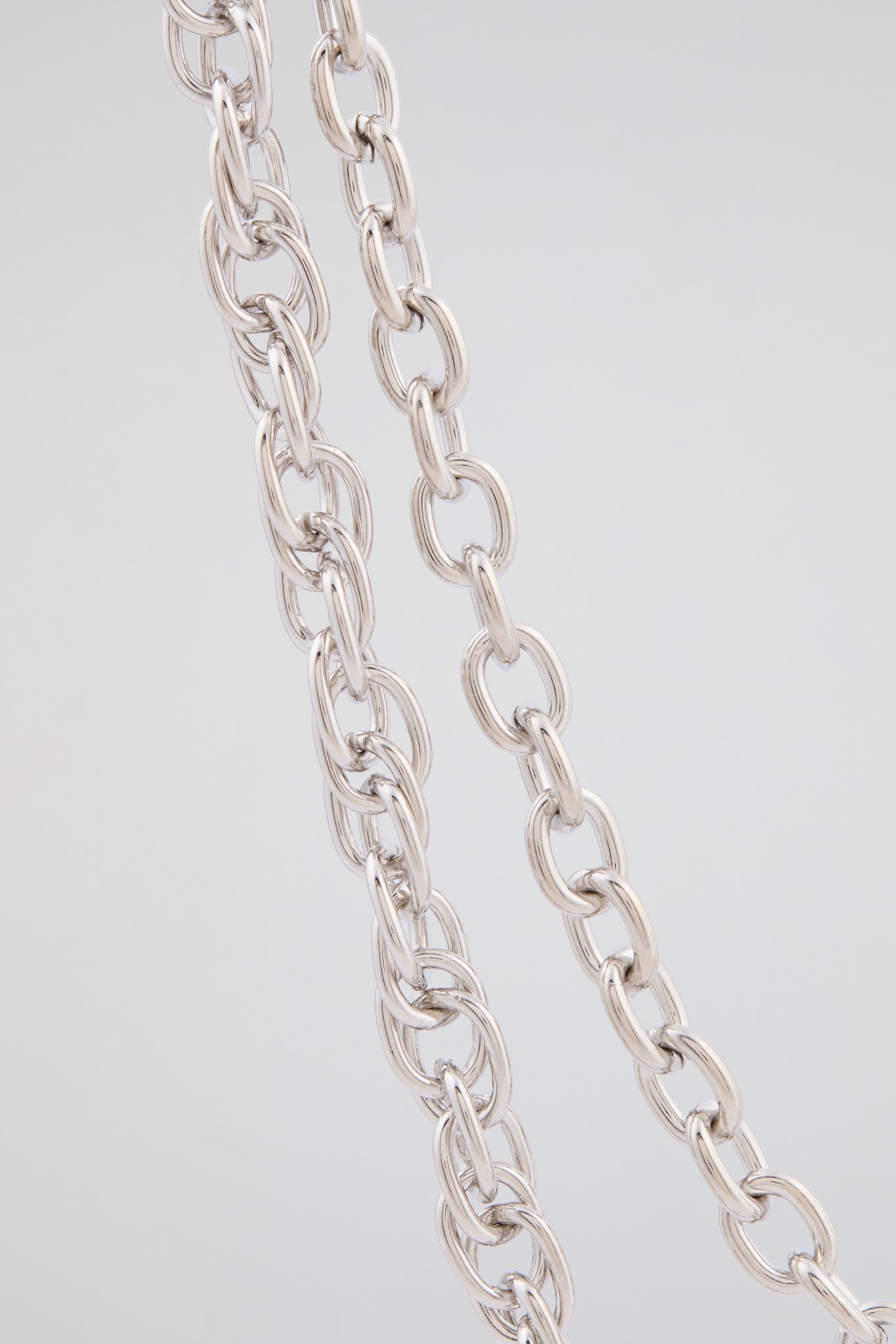 Triple Cross Silver Wallet Chain