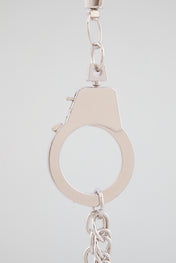 Silver Triple-Layer Handcuff Wallet Chain