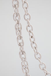 Silver Double-Layer Wallet Chain with Crystal "1000"
