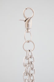 Chrome Silver Broken Hear Wallet Chain