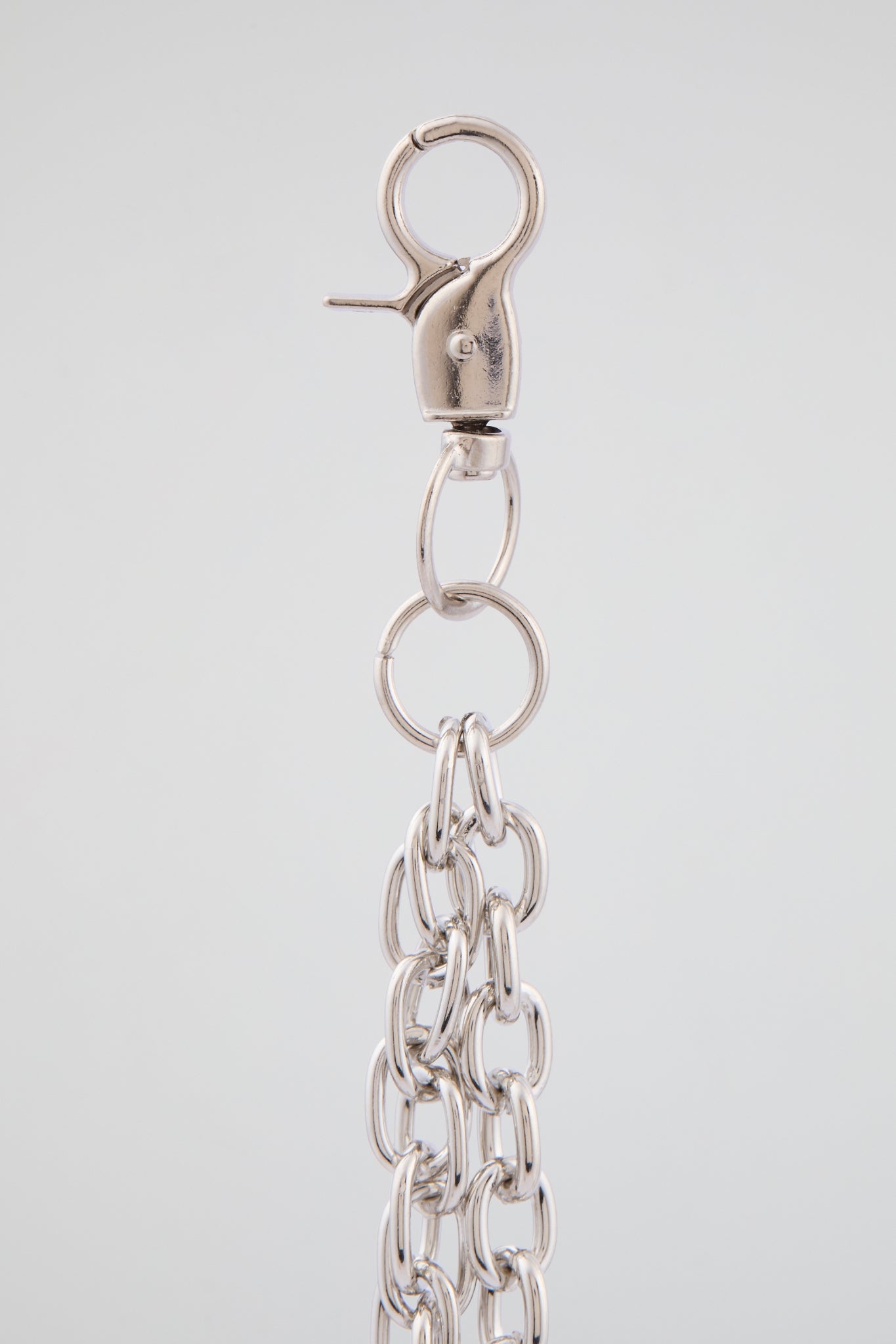 Chrome Silver “KING” Wallet Chain