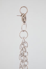 Chrome Silver “KING” Wallet Chain